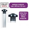 100 mm DİKEY ŞAPKALI KUŞLUK