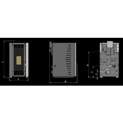 Kozlusan Camino-10 Camlı Sulu Sistem Pelet Sobası (Kaloriferli)