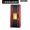 Kozlusan Camino-10 Camlı Sulu Sistem Pelet Sobası (Kaloriferli)