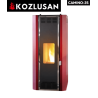 Kozlusan Camino-35 Camlı Sulu Sistem Pelet Sobası (Kaloriferli)