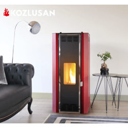 Kozlusan Camino-35 Camlı Sulu Sistem Pelet Sobası (Kaloriferli)