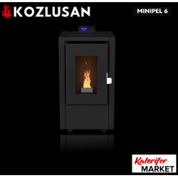 Kozlusan Minipel-6 Sıcak Hava Üflemeli Pelet Sobası (Fanlı)