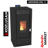 Kozlusan Airsmartpel Steel-11 Sıcak Hava Üflemeli Pelet Sobası (Fanlı)