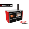 KOZLUSAN COOKER HYDROPRO KUZİNELİ ŞÖMİNELİ KAT KALORİFER SOBASI