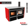 KOZLUSAN COOKER HYDROPRO KUZİNELİ ŞÖMİNELİ KAT KALORİFER SOBASI