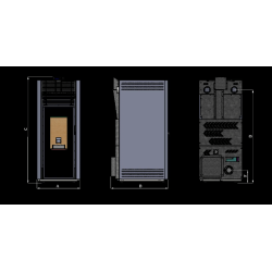 Kozlusan Sardes-22 Sıcak Hava Üflemeli Pelet Sobası (Fanlı)