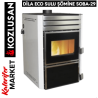 KOZLUSAN DİLA ECO ŞÖMİNELİ KAT KALORİFER SOBASI