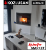 Kozlusan Alinda-10 Şömine Tipi Sıcak Hava Üflemeli Pellet Sobası (Fanlı)