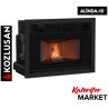 Kozlusan Alinda-10 Şömine Tipi Sıcak Hava Üflemeli Pellet Sobası (Fanlı)