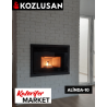 Kozlusan Alinda-10 Şömine Tipi Sıcak Hava Üflemeli Pellet Sobası (Fanlı)
