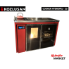 KOZLUSAN COOKER HYDROPEL 23 KW KUZİNELİ ŞÖMİNELİ PELET KAT KALORİFER SOBASI