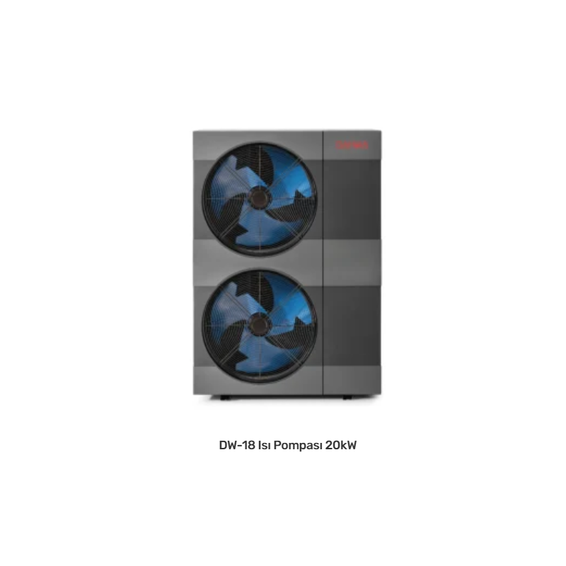 DAİWA DW-18 ISI POMPASI 20 KW A+++ PANASONİC INVERTER (Ücretsiz Kargo)