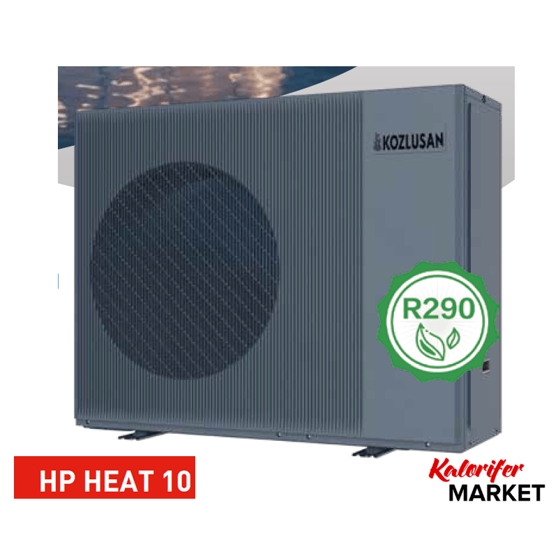 KOZLUSAN HP HEAT 10 KW R290 EVI DC INVERTER ISI POMPASI (ÜCRETSİZ KARGO)