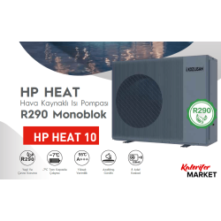 KOZLUSAN HP HEAT 10 KW R290 EVI DC INVERTER ISI POMPASI (ÜCRETSİZ KARGO)