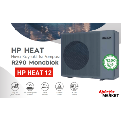 KOZLUSAN HP HEAT 12 KW R290 EVI DC INVERTER ISI POMPASI (ÜCRETSİZ KARGO)