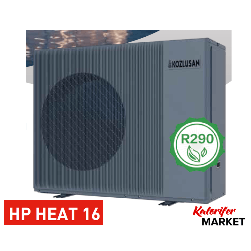 KOZLUSAN HP HEAT 16 KW R290 EVI DC INVERTER ISI POMPASI (ÜCRETSİZ KARGO)