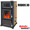 RODOS-30 ŞÖMİNELİ KUZİNELİ KAT KALORİFER SOBASI