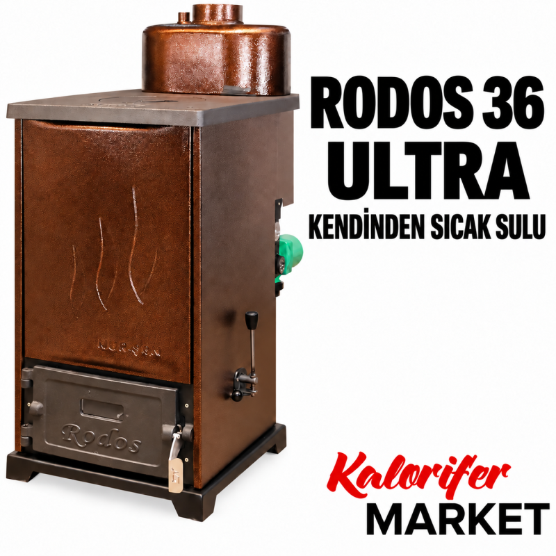 RODOS-36 ULTRA KAT KALORİFERLİ SOBA SICAK SULU
