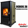 RODOS-26 ŞÖMİNELİ KAT KALORİFER SOBASI SICAK SULU