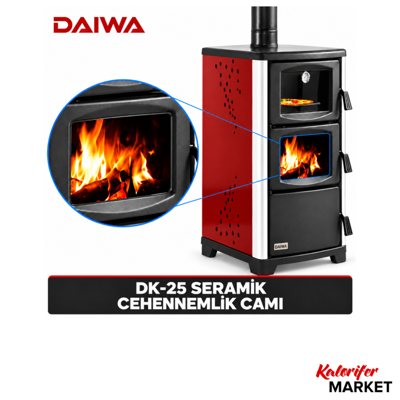 DAİWA DK-25 SERAMİK CEHENNEMLİK CAMI