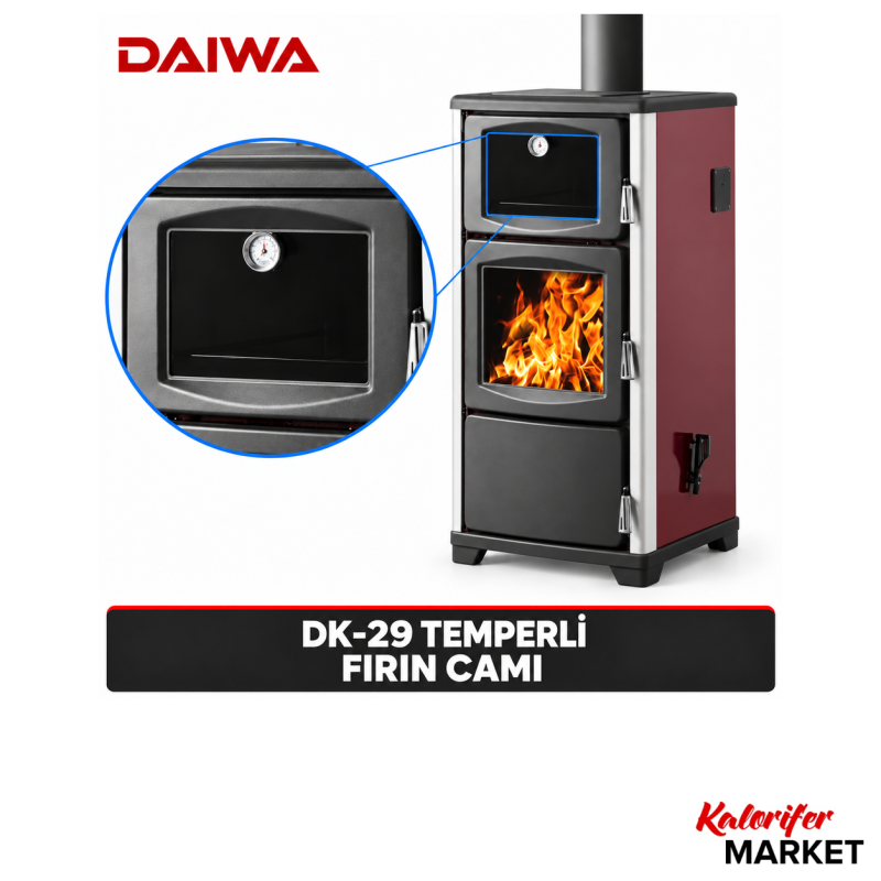 DAİWA DK-29 TEMPERLİ FIRIN CAMI (KARGO BEDAVA)